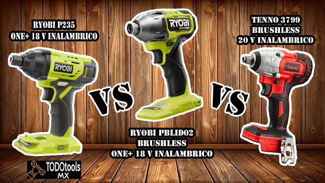 Taladros de impacto Teeno y Ryobi / Impact driver teeno and Ryobi