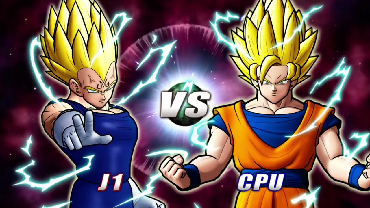 Dragon Ball: Raging Blast 2 GOKU SSJ2 VS MAJIN VEGETA