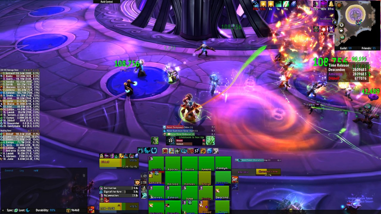 Nighthold: Chronomatic Anomaly mythic (WoW Legion)