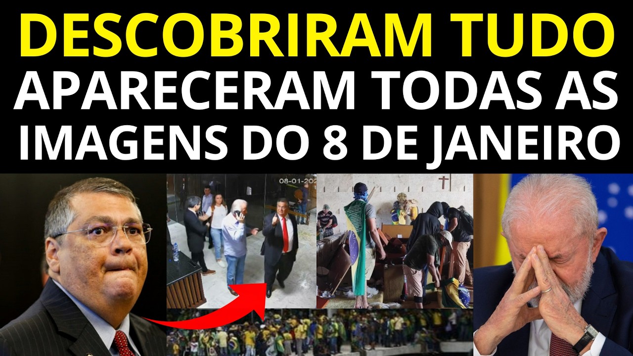 INACREDIT&Aacute;VEL! APARECERAM TODAS AS IMAGENS DO 8 DE JANEIRO QUE LULA e FL&Aacute;VIO DINO N&Atilde;O MOSTRARAM