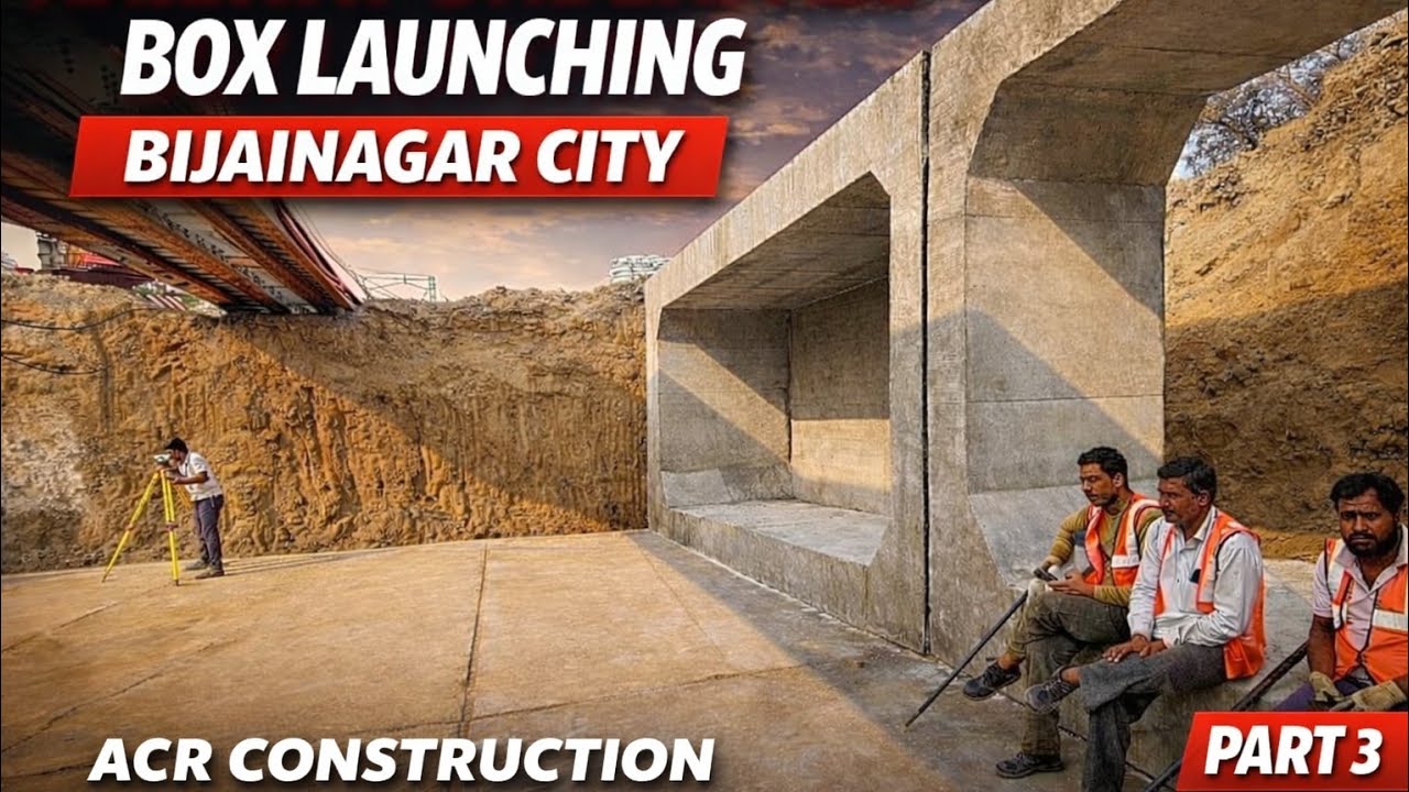 Railway box launching part 3 ACR CONSTRUCTION #acrconstruction #business 