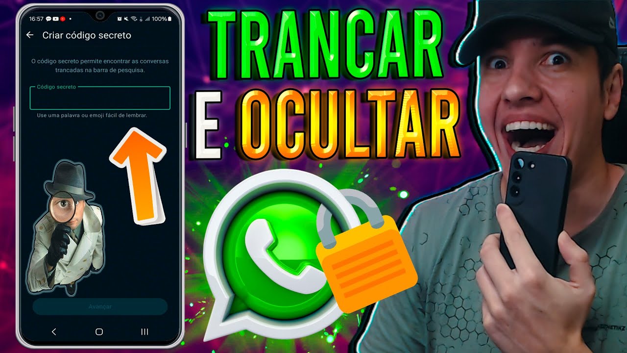Como TRANCAR e OCULTAR CONVERSAS no WhatsApp 2024 - NOVA FUNÇÃO
