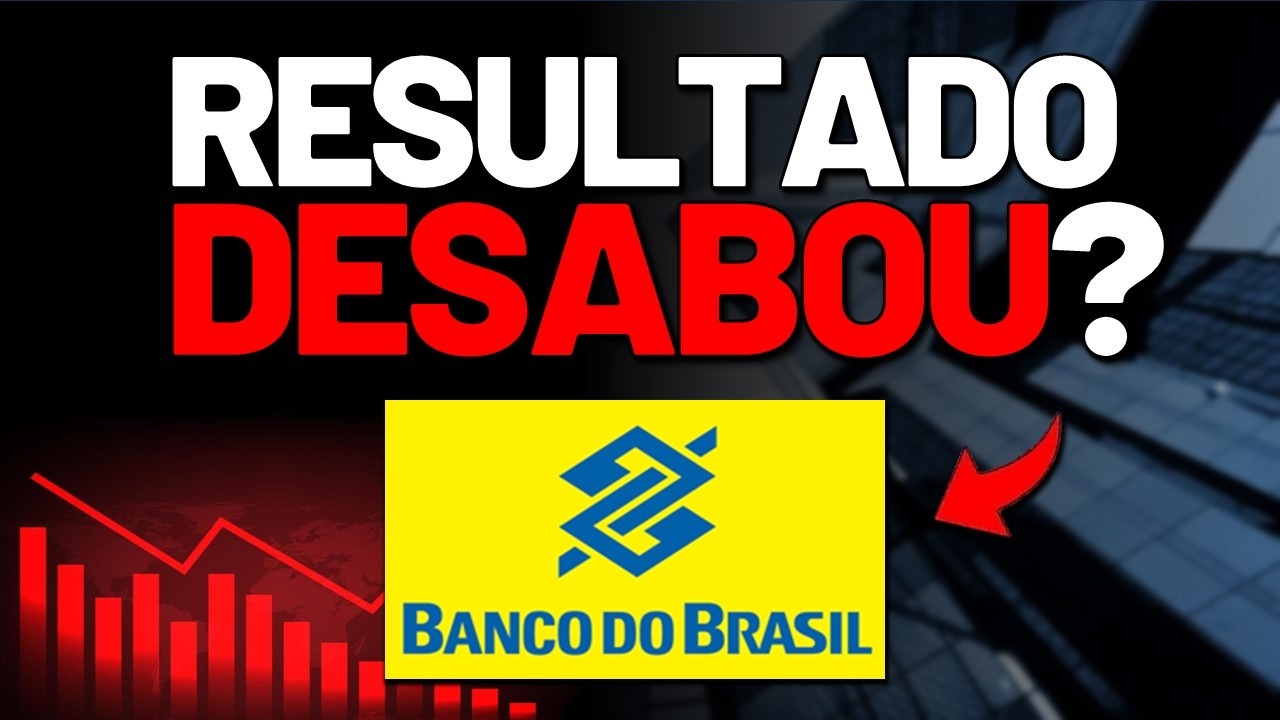 🚨URGENTE: 40% de QUEDA nos LUCROS do BANCO DO BRASIL (BBAS3) mas Resultado SUPERA EXPECTATIVAS