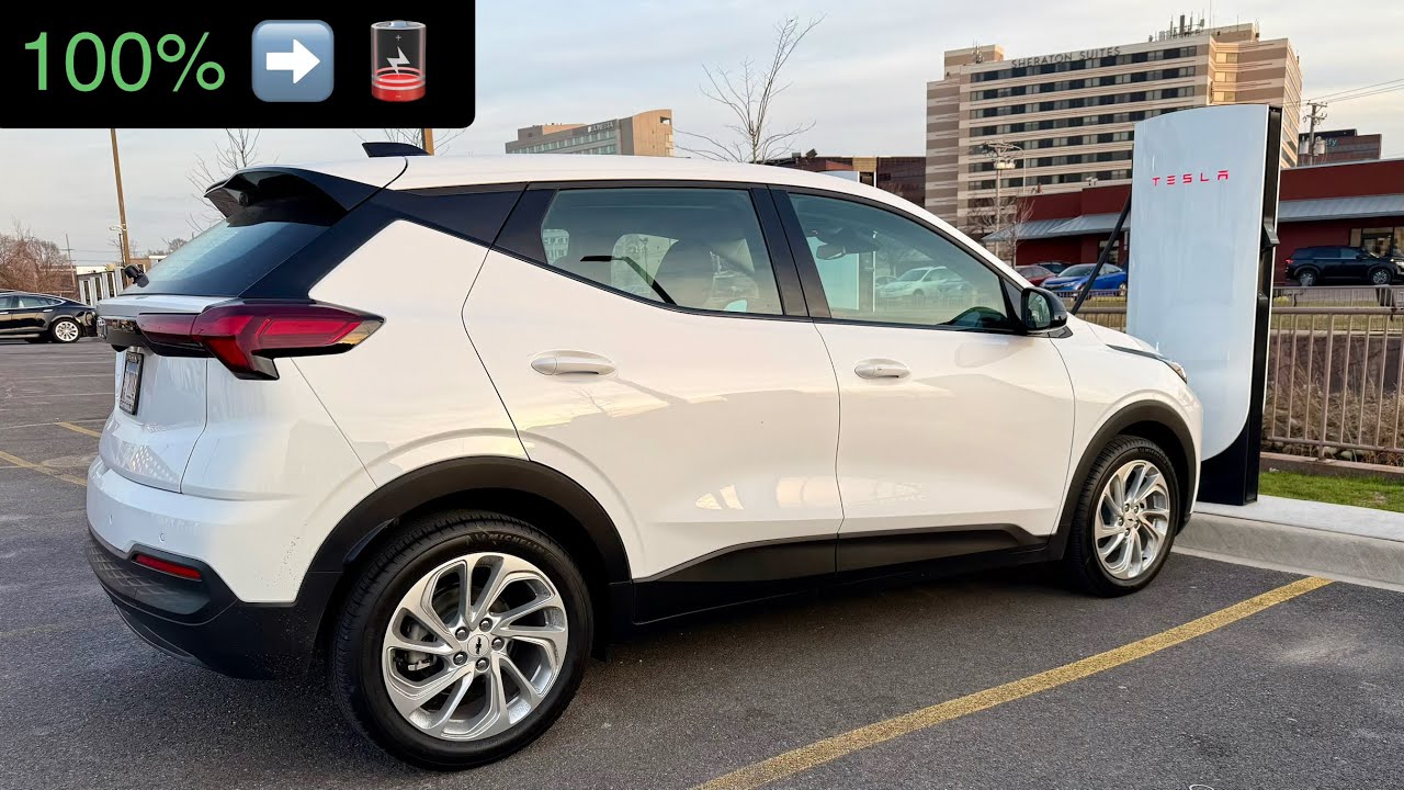 Тест запаса хода электромобиля Chevy Bolt EV 2027 года! На какое расстояние он сможет проехать на...