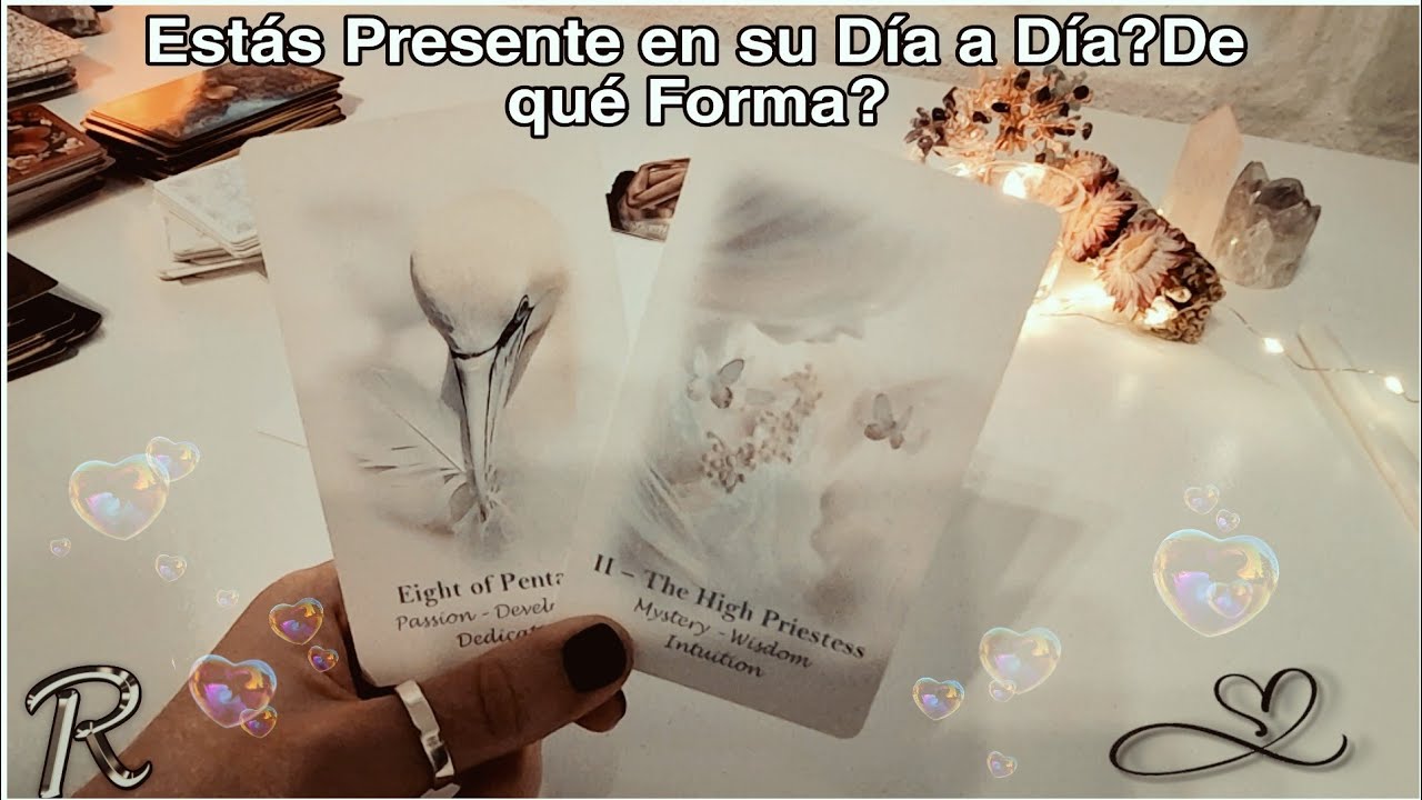 🎯Estás presente en su día a día🗓❓️De qué forma🤔❓️Consejos del Tarot +Oráculo para Ti🃏
