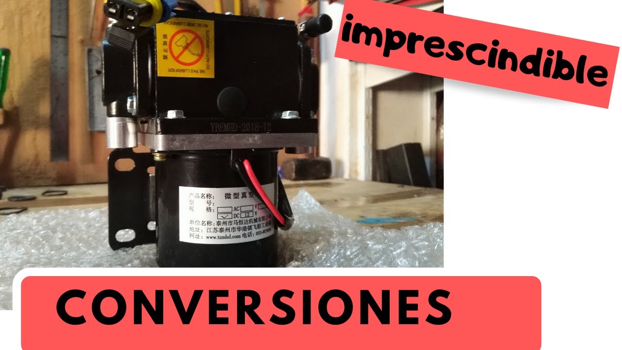 Depresor eléctrico para conversiones.
