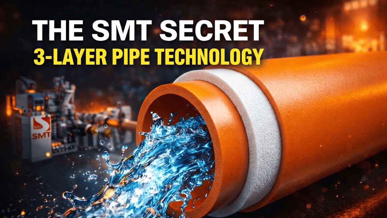 3 Layer Foam Core Pipe Extrusion Line | Global Standard PVC Pipe Technology