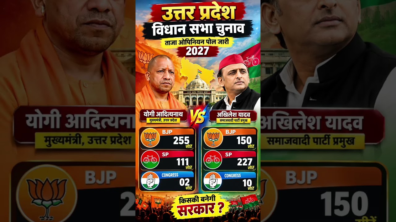 UP Election Opinion Poll 2027 | Complete Analysis of 403 Seats | Who Can Form the Government?
