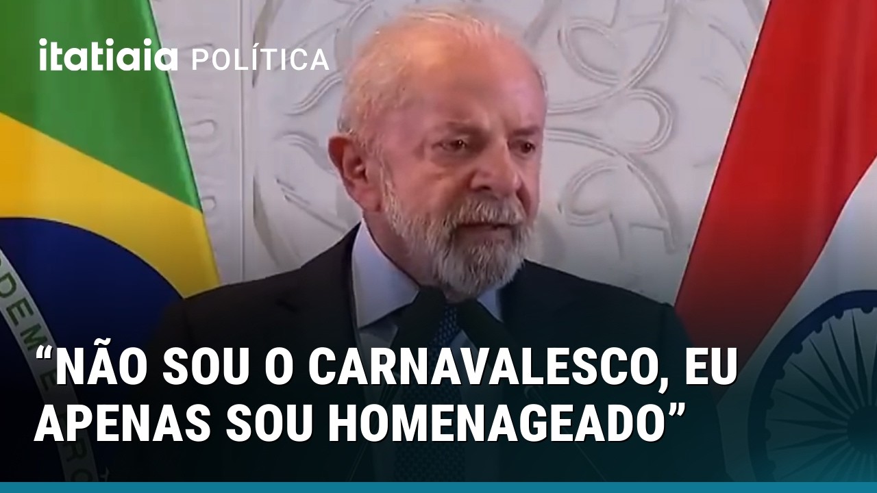 LULA SE DEFENDE DE POLÊMICA NO CARNAVAL: 