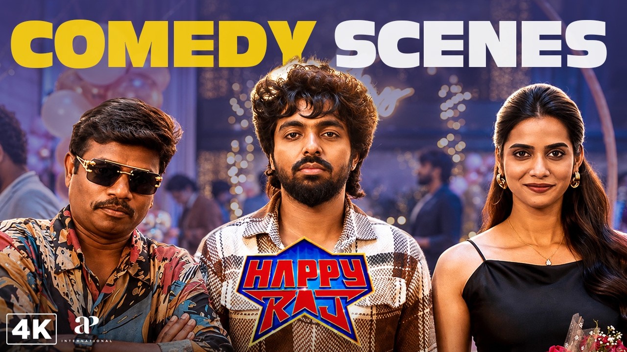 He Escaped Home... Only to Find Love! | Happy Raj 4K Comedy Scenes Part-01 | GV Prakash | George