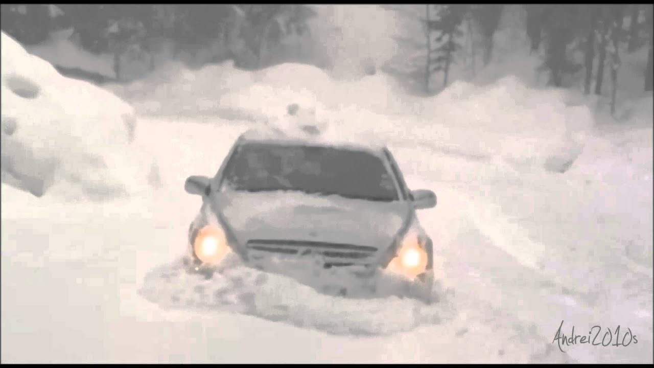 Mercedes R Class in Austria's Winter Snow 2017 (Part2)