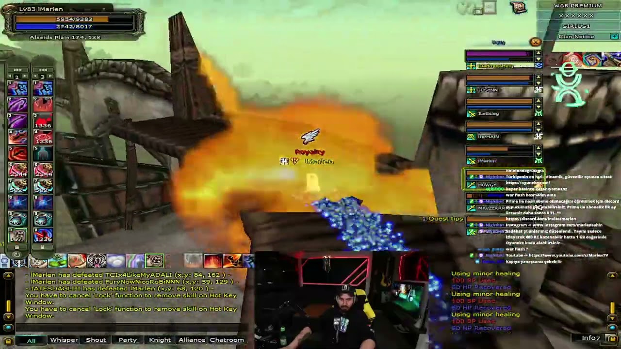 Marlen 2 Milyon TL Değerindeki Parti İle Savaşta Pk Atıyor  D   Knight Online