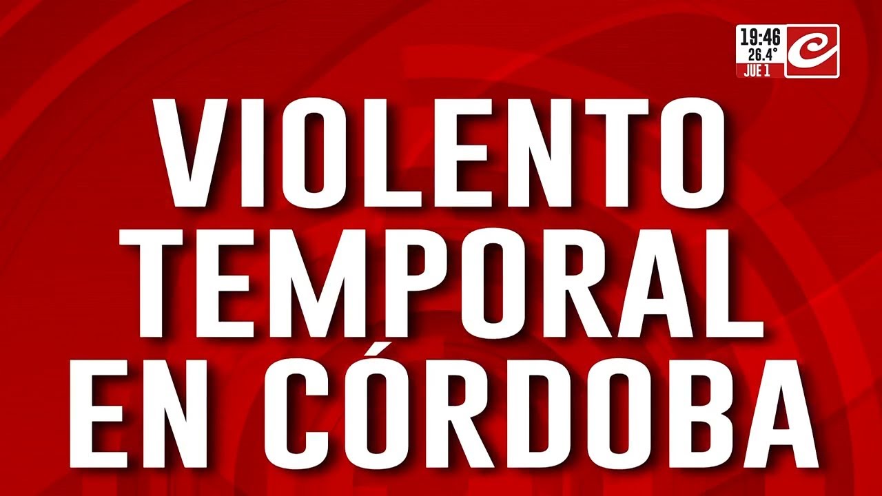 Violento temporal en C&oacute;rdoba: volaron hasta las cabinas de peaje