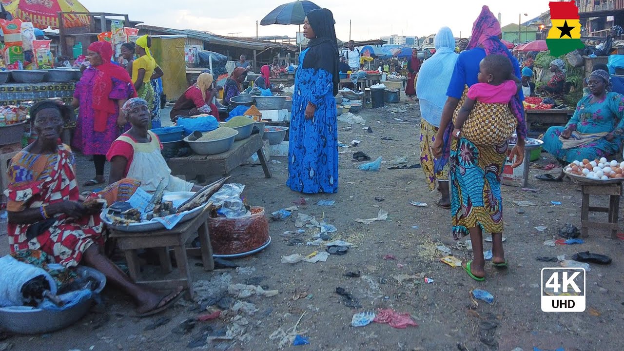 Inside Kumasi Zongo Market 4K from Zuria to Dr. Mensah