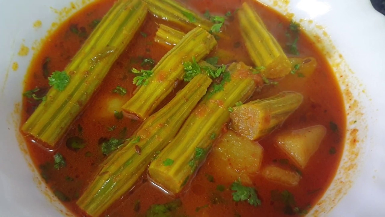Sindhi Drumstick curry सिंधी सिंगी आलू की सब्जी