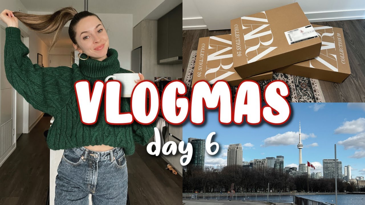 VLOGMAS ДЕНЬ 6: уютный день дома + зимняя подборка Zara!!