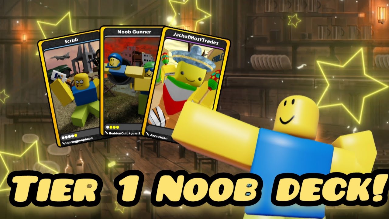 Messing with people using a Tier 1 Noob deck (blox cards)