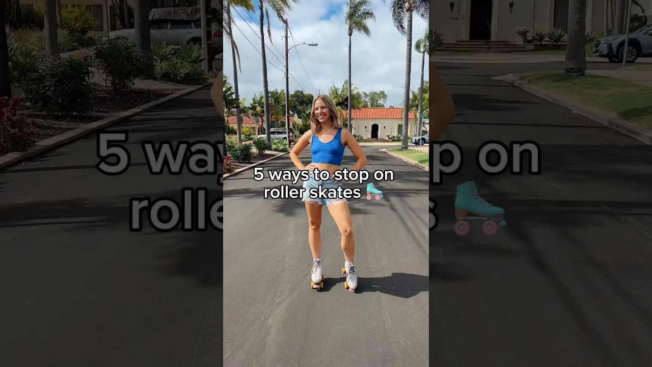 How To Stop On Roller Skates!