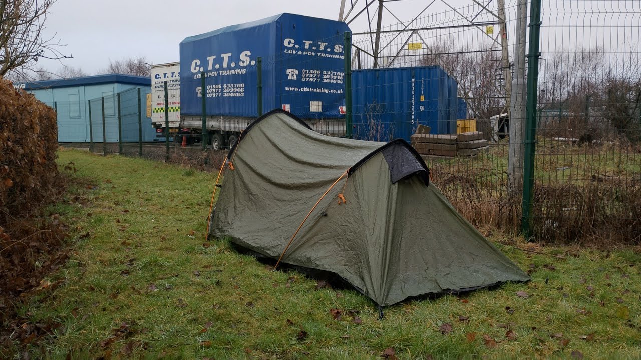 Stealth Camp at Whitehill Industrial Estate.
