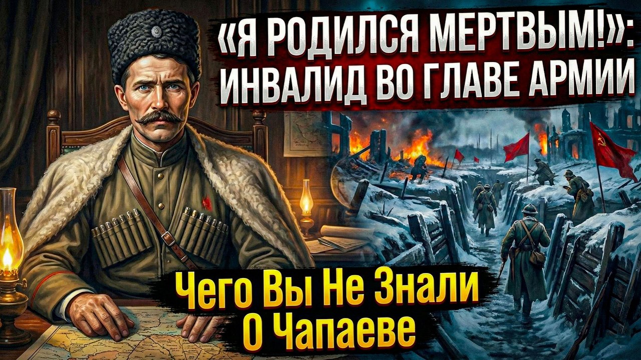 «Я РОДИЛСЯ МЕРТВЫМ!»: Инвалид Во Главе Армии. Чего Вы Не Знали О Чапаеве