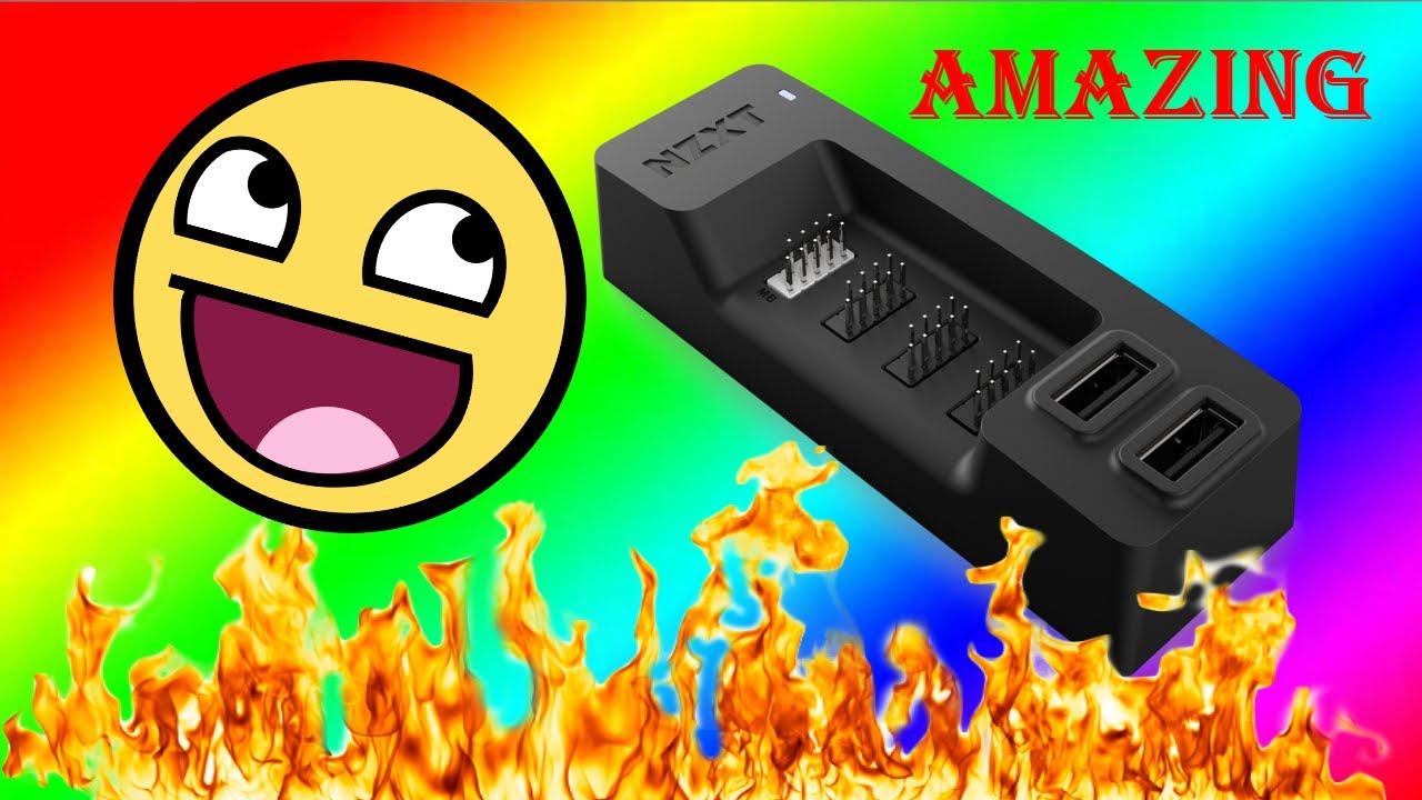 NZXT INTERNAL 2.0 USB HUB UNBOXING!!