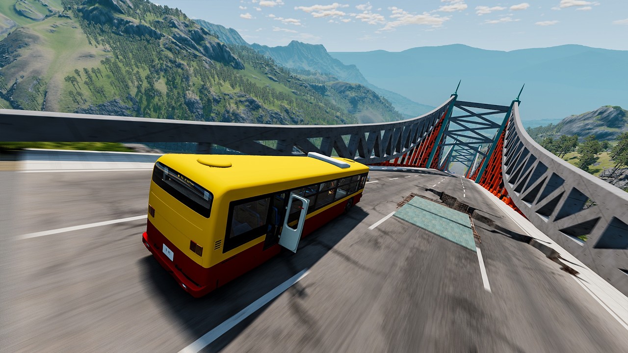 Full Throttle INSANE Long Downhill Mayhem! Satisfying Crashes | BeamNG drive #8