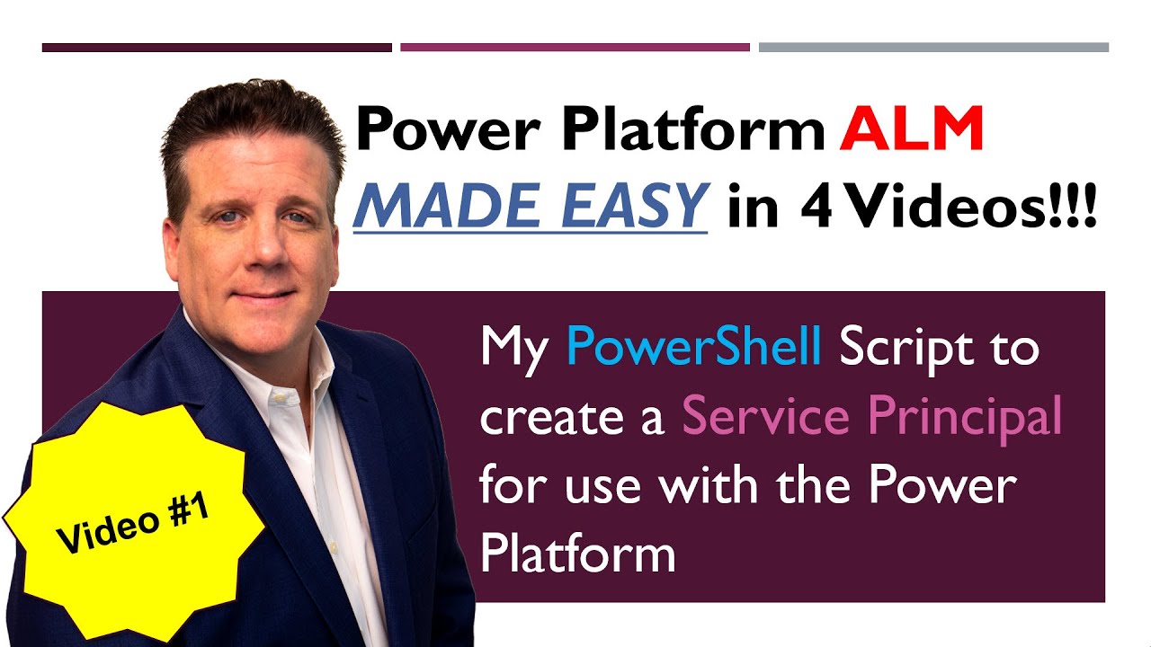Power Platform Service Principal for DevOps ALM - Part 1