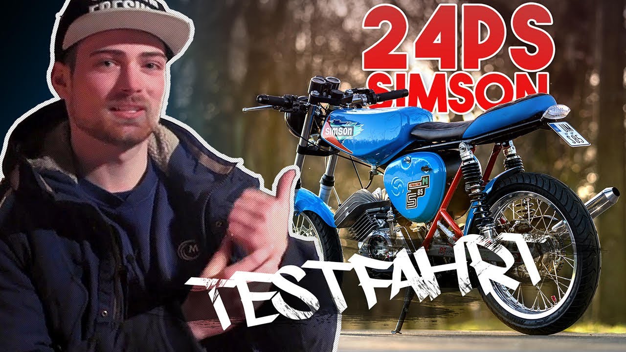 Simson 85ccm 5-Kanal 24ps goes crazy PZ-Tuning