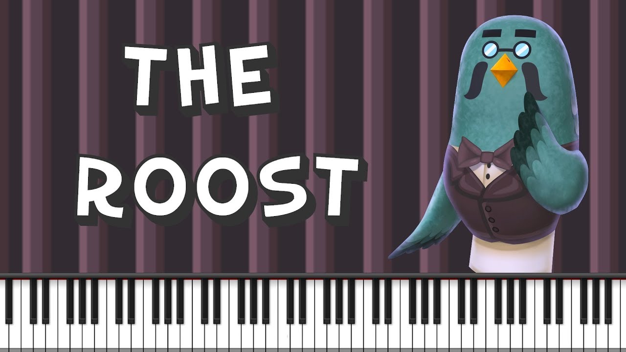 Synthesia [Piano Tutorial] The Roost - Animal Crossing