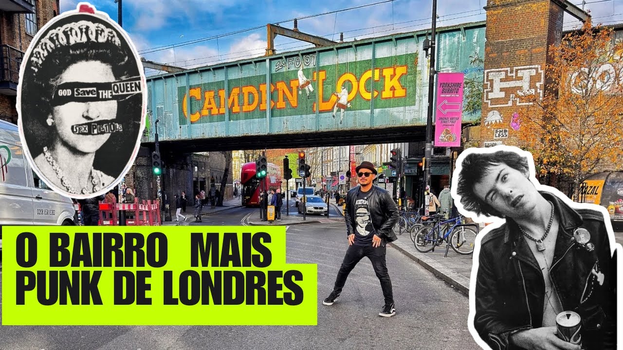 AQUI NASCEU O PUNK  E MORAVA AMY WINEHOUSE | CAMDEN TOWN