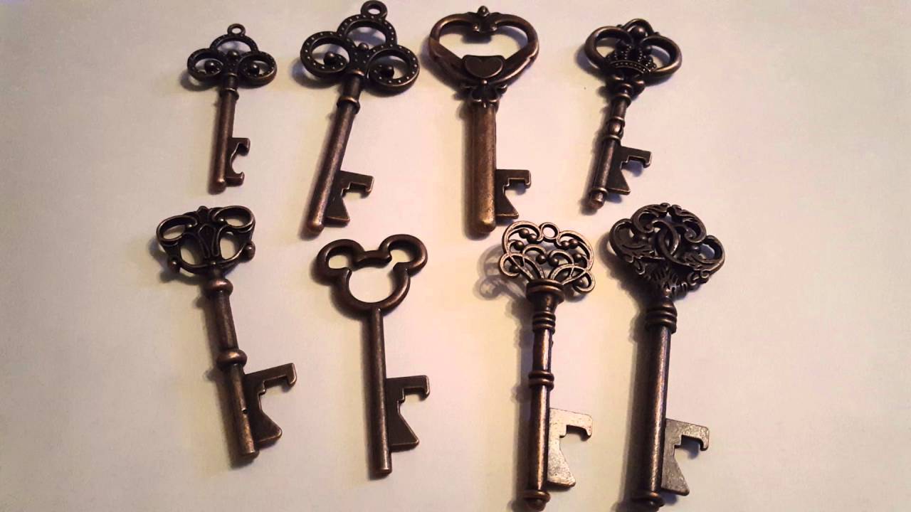 Customer Review - 8pcs Assorted Bottle Openers Copper Key Shaped Wedding Favors