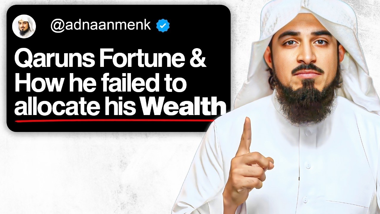 Wealth Building Principle In Islam (Accumulation vs Allocation) || Adnaan Menk
