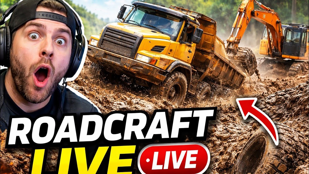 🔴 RoadCraft LIVE on PS5 🔥 Realistic Road Building Gameplay | Relaxing + Satisfying