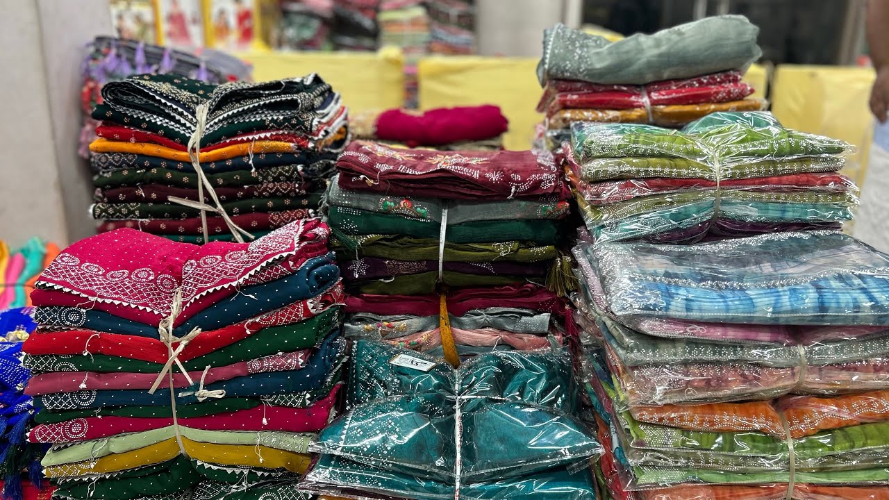 सूरत का फेमस लालाजी साड़ी हाउस | 40/-₹ से | Surat Saree Wholesale Market | Lalaji Saree House Surat