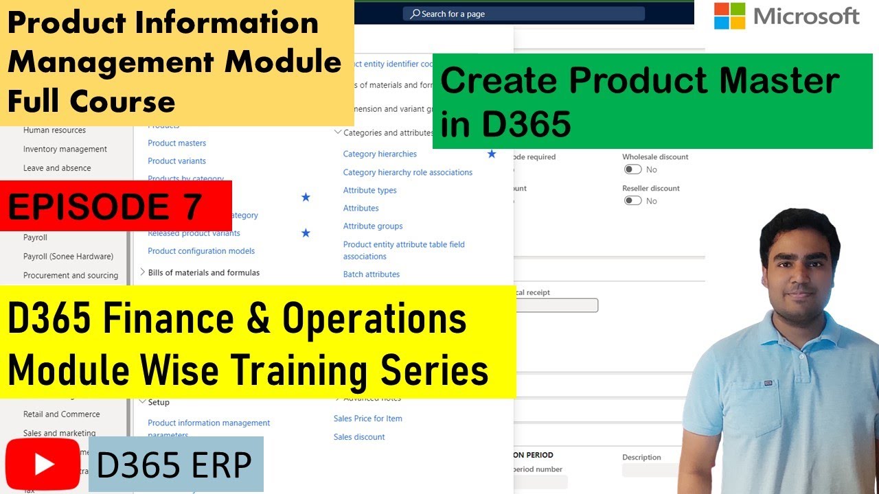 ЭПИЗОД 7 | Как создать основной продукт в Microsoft Dynamics 365 Finance and Operations