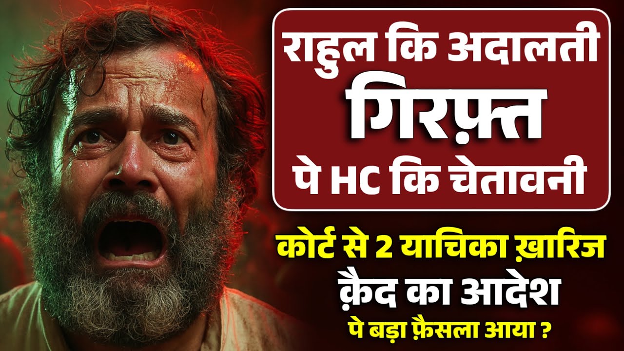 राहुल कि अदालती गिरफ़्त पे HC कि चेतावनी | कोर्ट से 2 याचिका ख़ारिज | कैद का आदेश पे बड़ा फ़ैसला ?