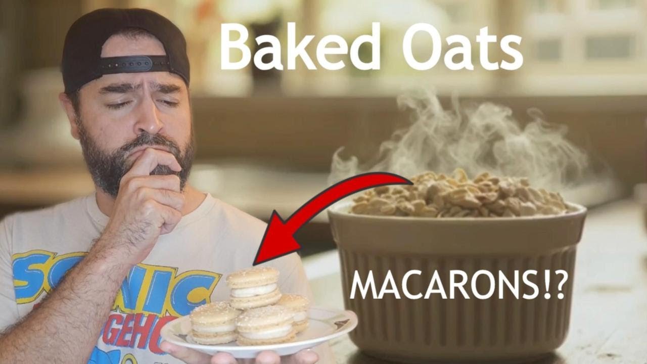 TikTok’s VIRAL BAKED OATS… as a MACARON?! 🍪✨ Trendy Dessert Mash-Up!