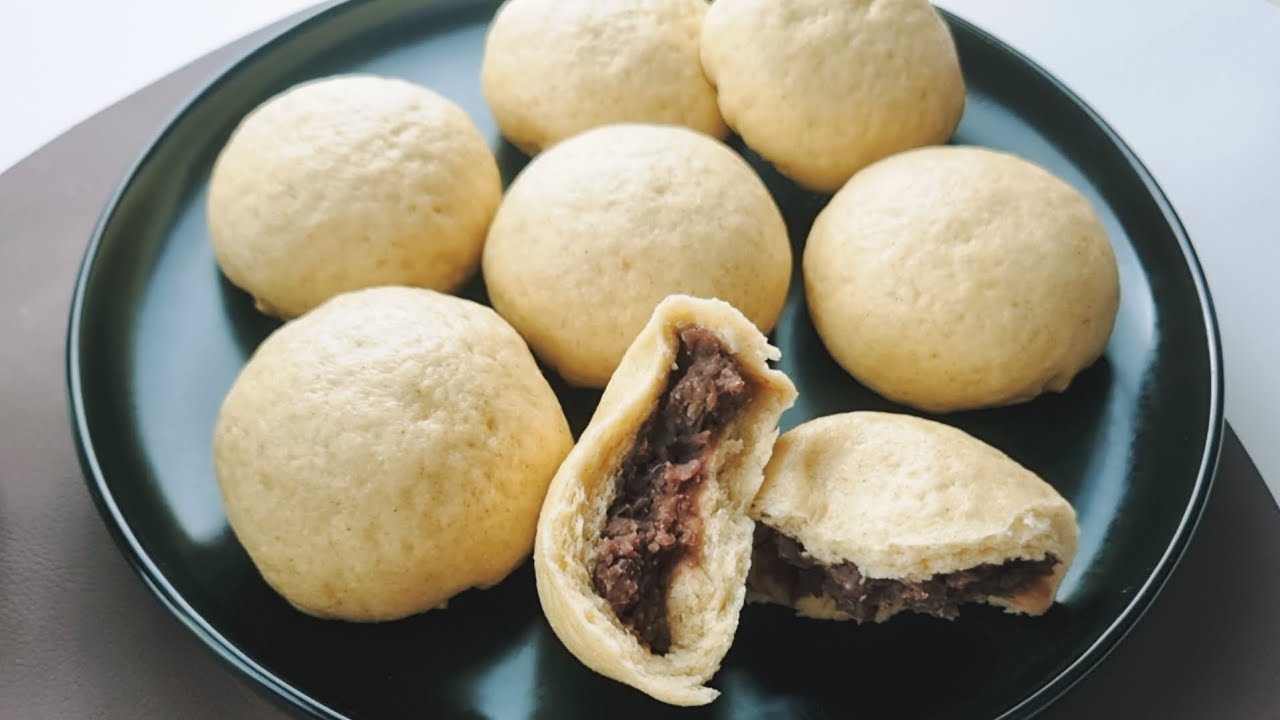 구수한 보리찐빵 너무 맛있어서 행복해지는 맛입니다 밀가루 없이 보리와 통밀로 만들어서 속도 편안합니다