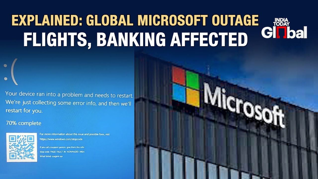 Microsoft Global Outage LIVE | Outage Affects Flights, Markets & Hospitals | India Today Global