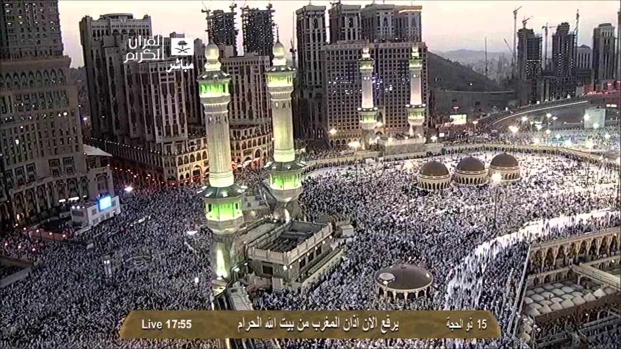 أذان المغرب الأحد 15-12-1434 المؤذن ماجد العباس | HD