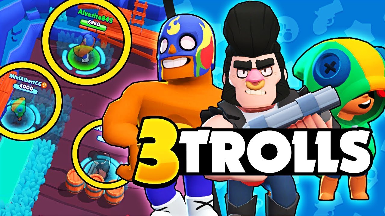 RETO EXTREMO DE TROLLEO EN GEMAS ** Con Guille y Albert ** | Brawl Stars