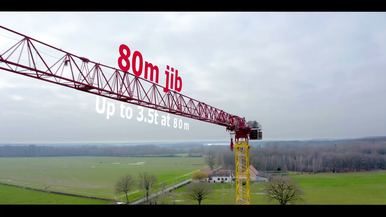 MDT 489   THE NEWEST POTAIN TOP SLEWING CRANE