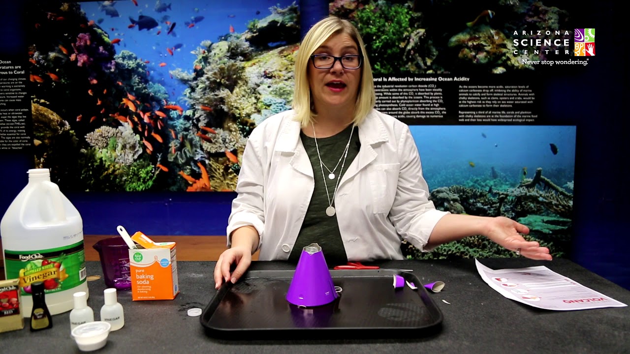 Volcano Challenge! Classic Baking Soda and Vinegar Volcano