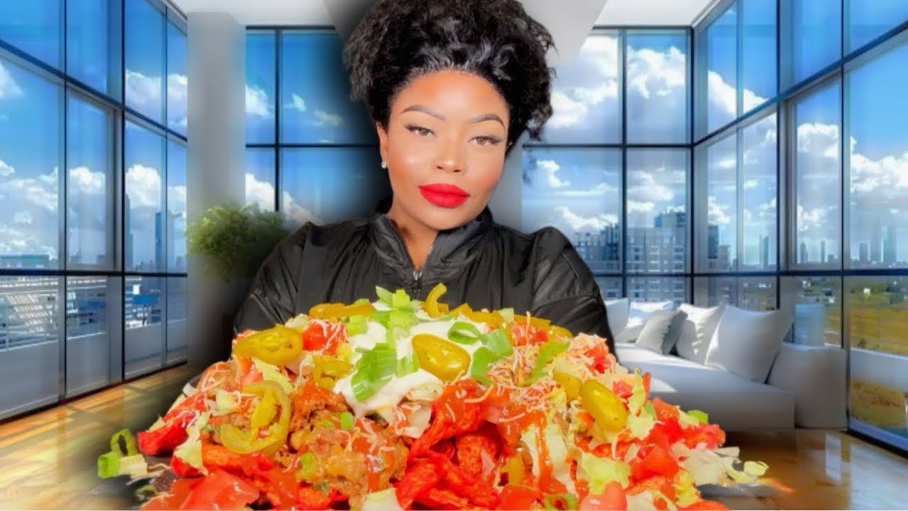 Loaded Supreme Nachos Mukbang 🌶️ | So Messy, So Good!