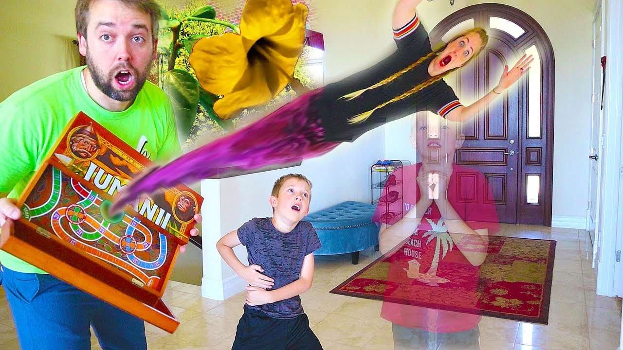 Trapped In Jumanji Game! / The Beach House