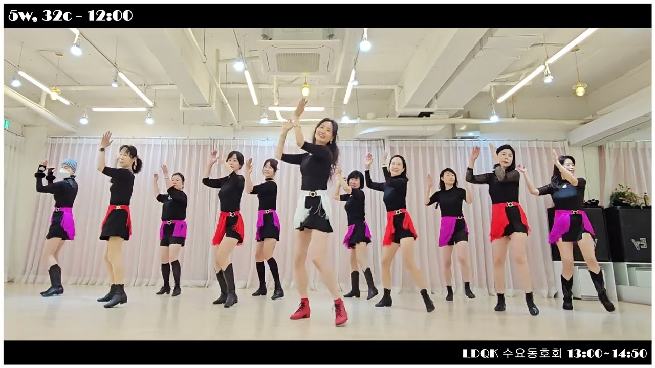 Glass of Wine Line Dance l Absolute Beginner l  글라스 오브 와인 라인댄스 l Linedancequeen