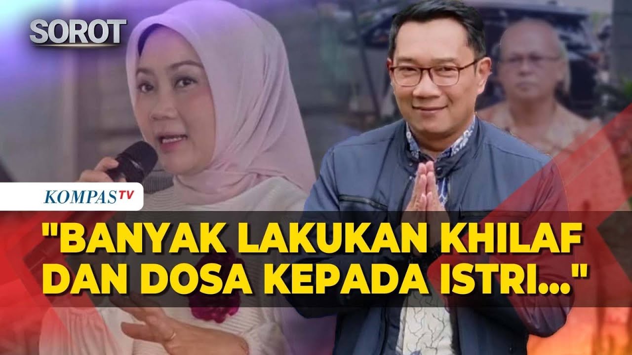 Ridwan Kamil Minta Maaf ke Atalia Praratya: 29 Tahun Pernikahan Saya Banyak Kekhilafan