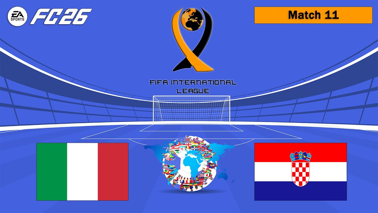 FC 26 – INTERNATIONAL LEAGUE – 11°Giornata ITALIA 🆚 CROAZIA