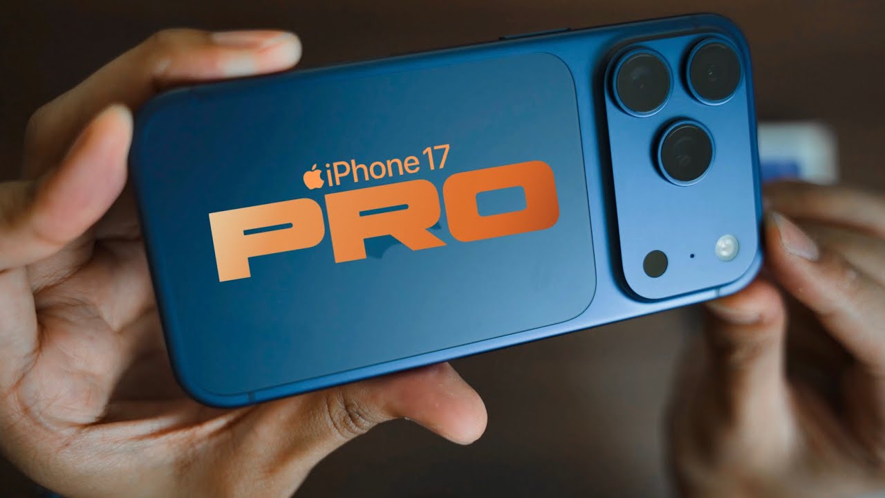 just me unboxing iphone 17 pro (deep blue)