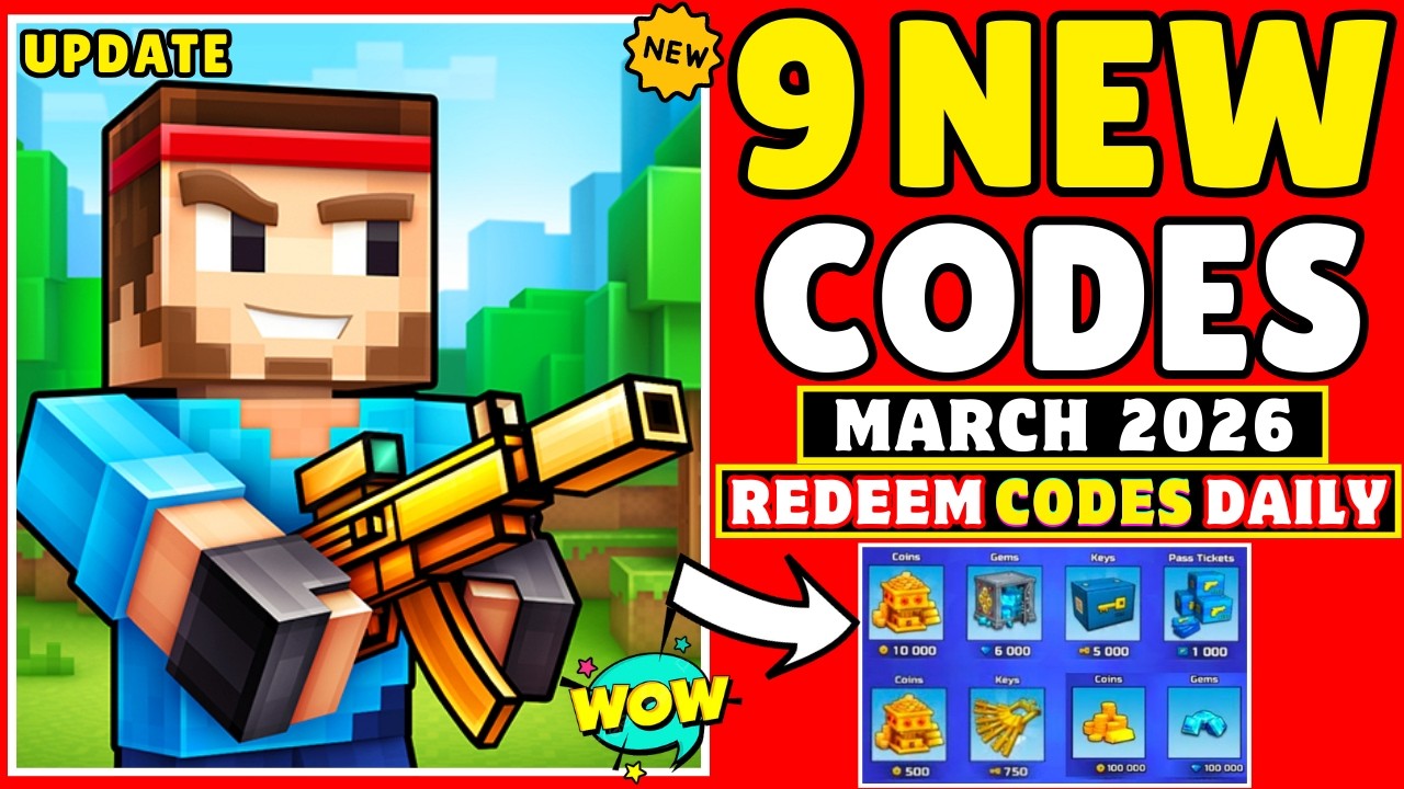 🎁 MARCH REWARDS ⚠️PIXEL GUN 3D CODES PROMO CODES 2026-PIXEL GUN 3D CODES 2026-CODE PIXEL GUN 3D